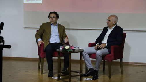 Selçuk Ergenç Beykoz Üniversitesi CEO Talks sahnesinde